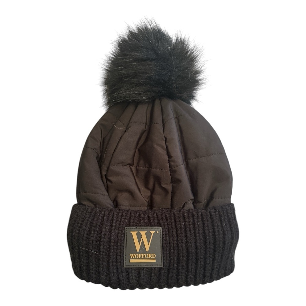 Wofford Nylon PomPom beanie